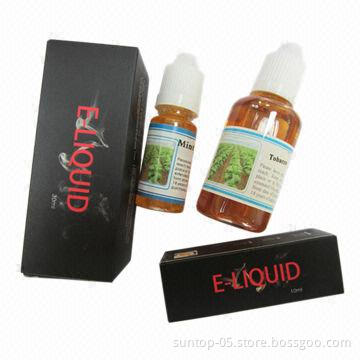 Electronic Cigarette Smoke Juice Refill Liquid with Favorable Taste, 100% Natural Ingredients
